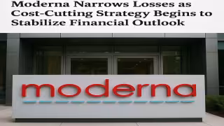 Moderna Narrows Losses as Cost-Cutting Strategy Begins to Stabilize Financial Outlook
