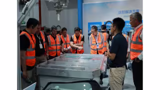 KUKA Executives, Led by Midea VP, Tour Centron's China Plant