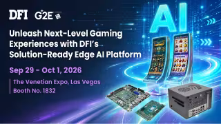 DFI Unveils 180-TOPS Edge AI Gaming Platform Ahead of G2E 2026