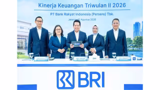 BRI Net Profit Rises 17.5% to IDR 31.2 Trillion in Q2 2026