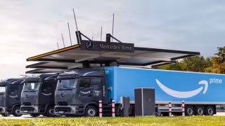 Amazon Deploys 50+ Mercedes-Benz Electric Trucks in Germany