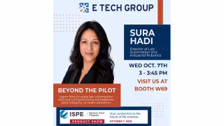 E Tech Group to Address Lab Automation Compliance Gaps at ISPE Show
