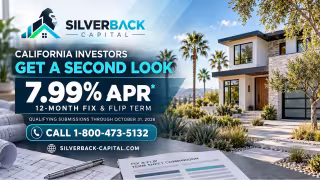 Silverback Capital Offers 7.99% APR Fix-and-Flip Loans in California