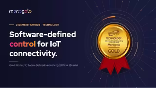 Monogoto Wins Merit Award for Software-Defined IoT Connectivity