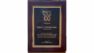 Equip Exposition Ranks Third-Largest US Trade Show at Gold 100