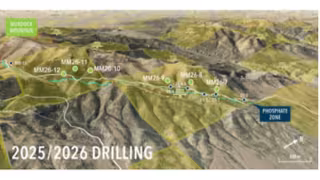Nevada Organic Phosphate Extends Confirmed Strike to 3.5 km
