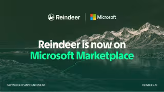 Reindeer Lists AI Agents on Microsoft Marketplace, Joins Pegasus
