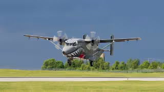 De Havilland Canada Puts Sherpa on Static Display at Farnborough