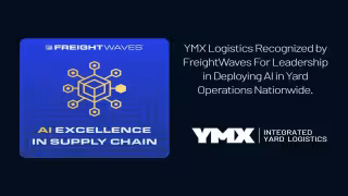 YMX Logistics Wins FreightWaves 2026 AI Excellence in Supply Chain Award