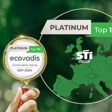 STI Group Achieves Platinum EcoVadis Rating for Sustainability Leadership