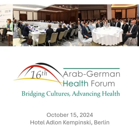 16th Arab-German Health Forum to Focus on Bridging Cultures and Advancing Health