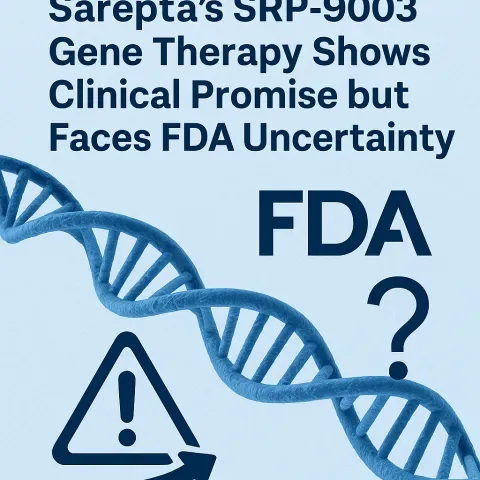 Sarepta’s SRP-9003 Gene Therapy Shows Clinical Promise but Faces FDA Uncertainty