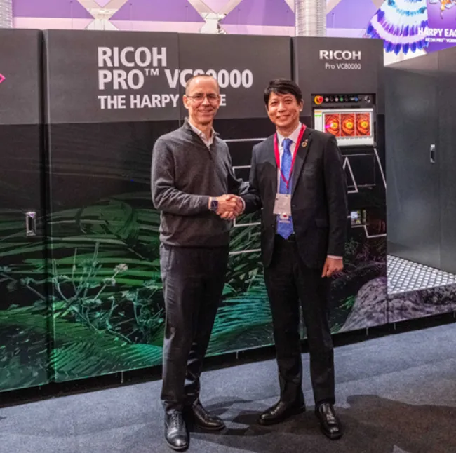 Cimpress Strengthens Mass Customization Leadership with RICOH Pro™ VC80000 Investment