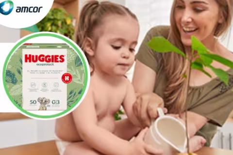 Amcor and Kimberly-Clark Partner to Deliver Sustainable Packaging Solution for Huggies Eco Protect Diapers