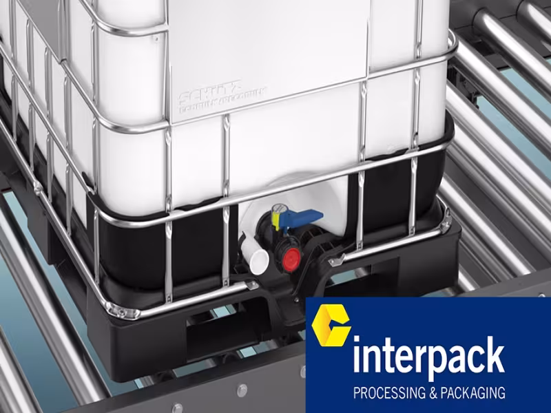 Schütz’s new full plastic frame pallet sets standards for automated transport and in warehouses