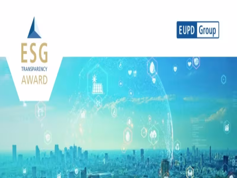 EUPD Group Honors Europe's Leading Companies for Transparent Sustainability Reporting at ESG Transparency Awards