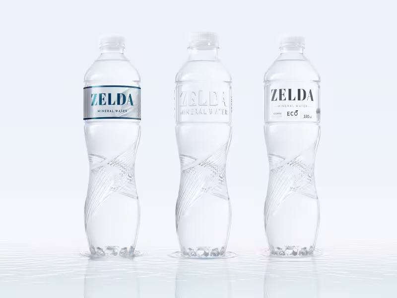 Gentlebrand and Zelda Water Unite to Deliver No-Label, Smartweight BioPET Bottles for a Greener Beverage Market