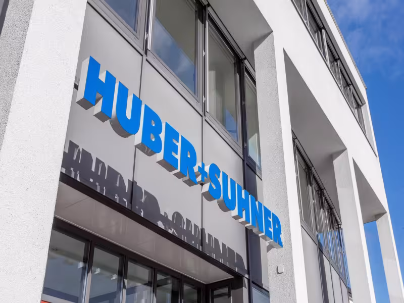 HUBER+SUHNER, ANGA COM 2025, fiber optic solutions, data center connectivity, GNSS timing, FTTH, HFC, optical circuit switching