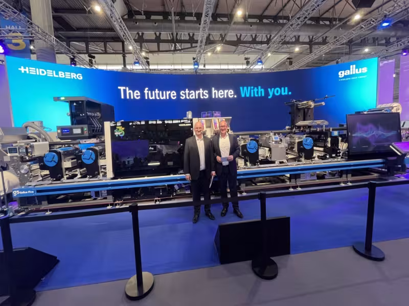 Gallus and HEIDELBERG Redefine Digital Label Production with Hybrid and Entry-Level Presses at Labelexpo Europe 2025