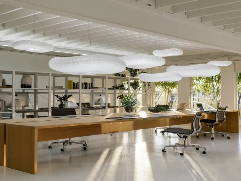 Ambient Textile Lighting from molo Brings Soft, Acoustic Comfort to Modern Workspaces