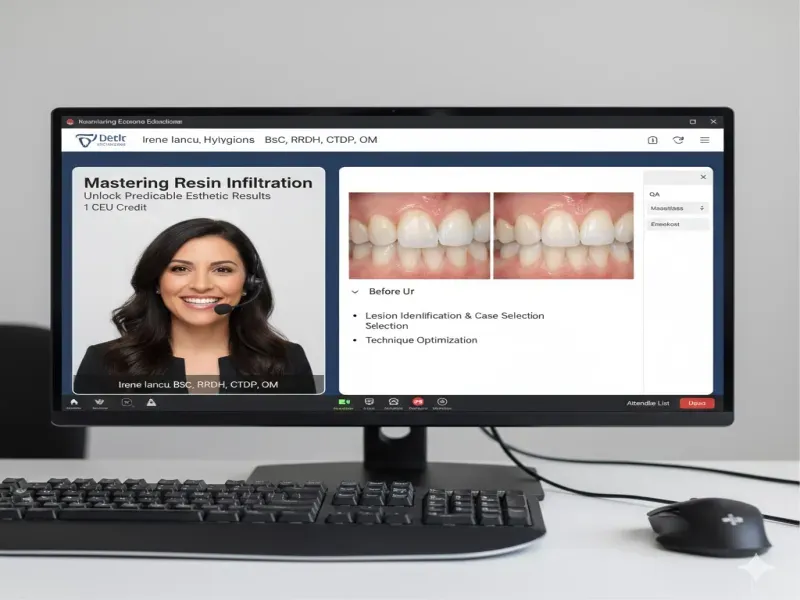 Mastering Resin Infiltration: Icon CE Webinar to Unlock Predictable Esthetic Results for Dental Professionals