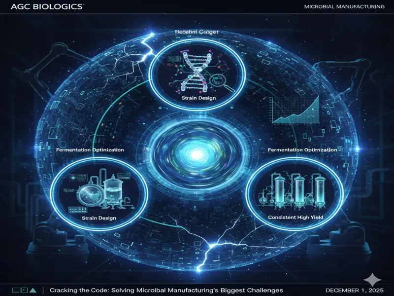 AGC Biologics Tackles Speed, Scale and Yield in Next-Generation Microbial Manufacturing