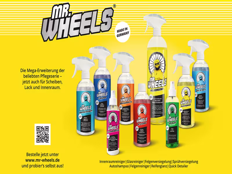 Mr. Wheels® Presents Full Vehicle Care Range at The Tire Cologne 2026, Centred on Acid-Free Wheel Cleaner and Power Trio