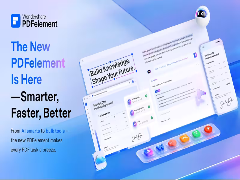 Wondershare Launches PDFelement V13 With AI Agreement Copilot