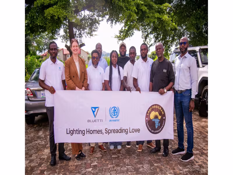 BLUETTI, UN-Habitat Expand Solar Program to Nigeria, Aid 1,000+