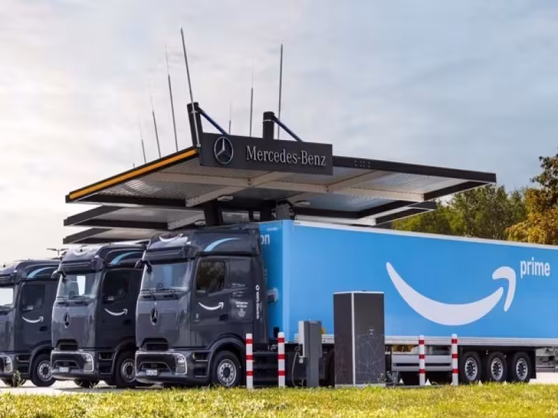 Amazon Deploys 50+ Mercedes-Benz Electric Trucks in Germany