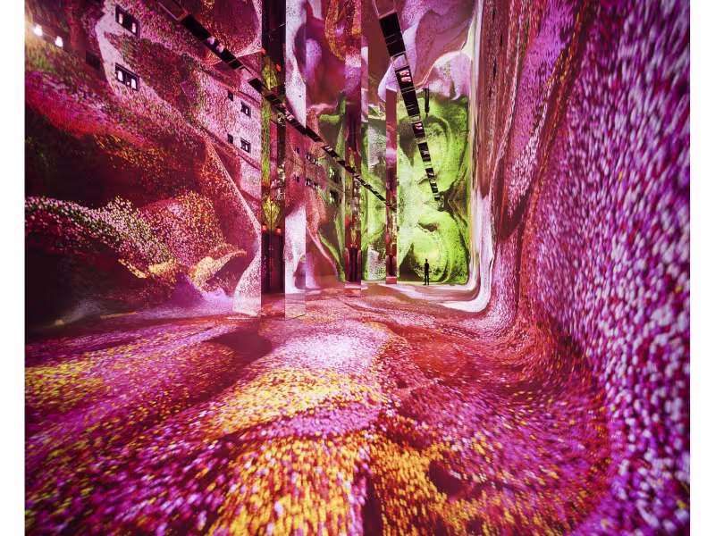 Epson Deploys 84 Laser Projectors for Anadol's AI Art Museum DATALAND