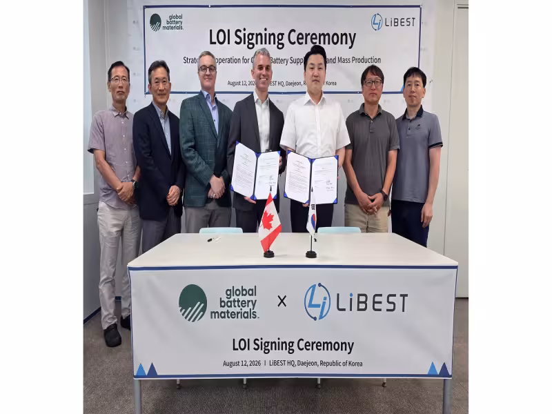 GBM Signs LOI with LiBEST for Ex-China Graphite Anode Supply