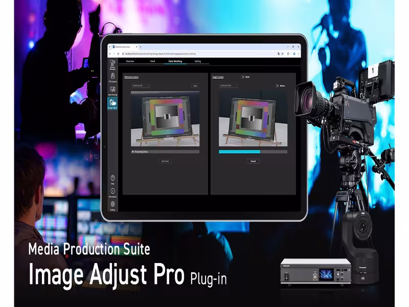 Panasonic Unveils KAIROS Panels, AI Colour-Matching for Live Production