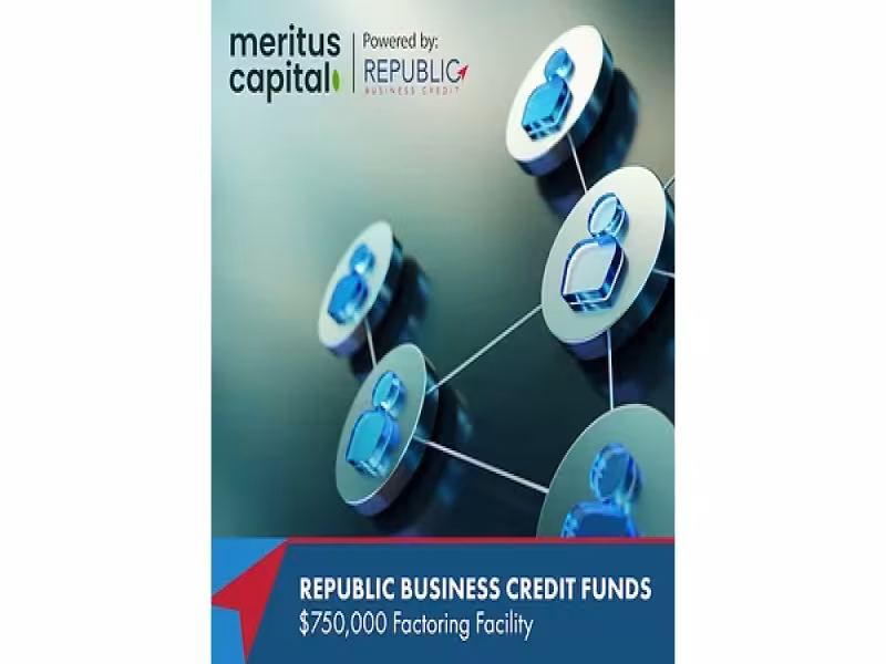 Republic Business Credit Closes $750,000 Factoring Deal With Meritus