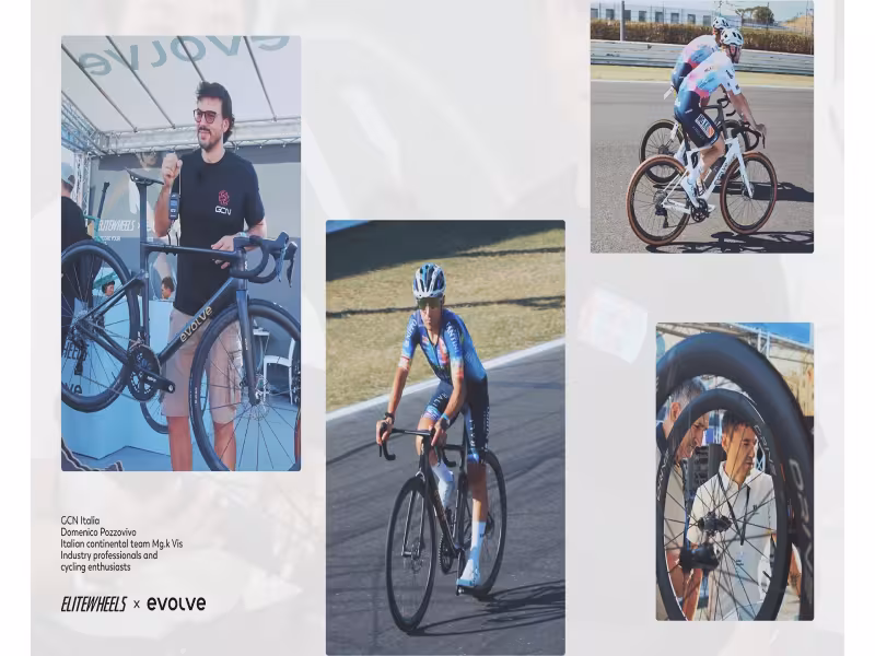evolve, ELITEWHEELS Debut CIMA Bike Platforms at Italian Bike Festival