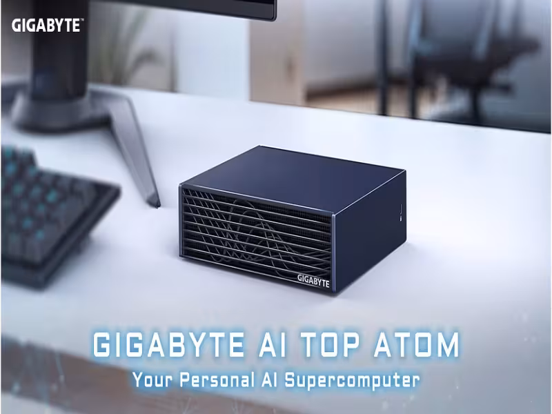 GIGABYTE Launches 64GB AI TOP ATOM for Desktop AI Development
