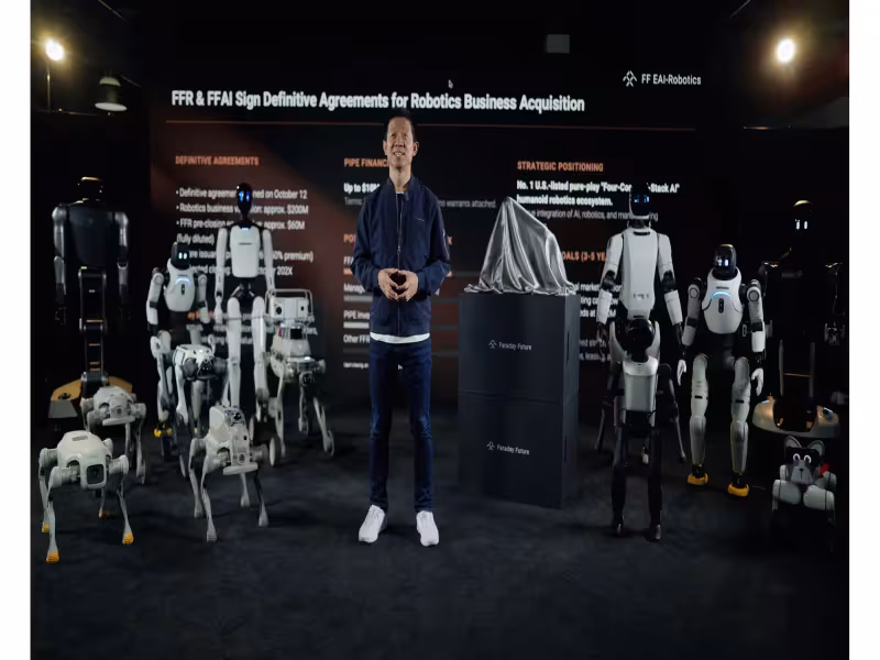 FFR Buys FFAI Robotics Unit in $200M All-Stock Deal at $2.246/Share