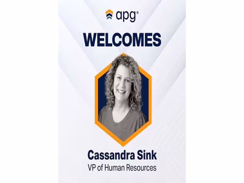apg Solutions Names Cassandra Sink VP of Human Resources