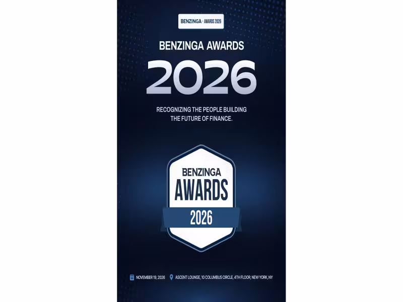 Benzinga Opens 12th Fintech Awards, Entries Close Oct. 23