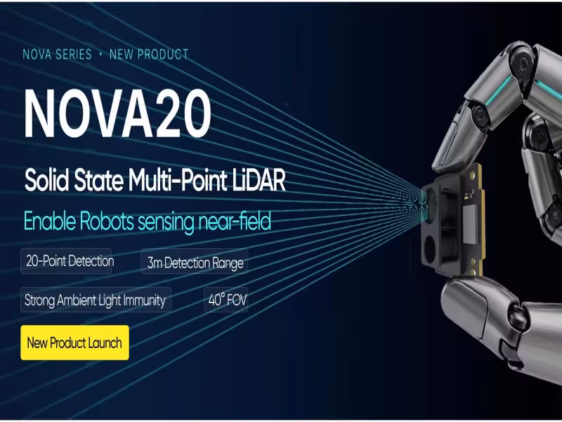 Benewake Launches 20-Point NOVA20 LiDAR for Robot Near-Field Safety