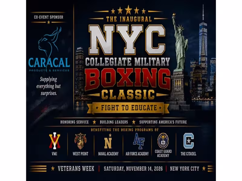 Caracal Co-Sponsors Inaugural NYC Military Collegiate Boxing Classic