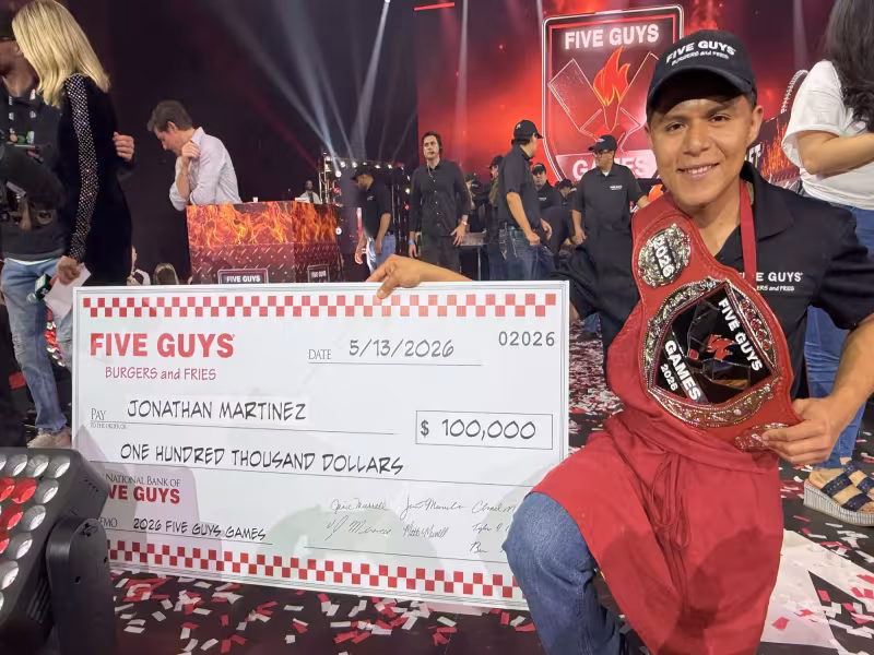Five Guys Games Awards $100,000 Prize to 2026 World Champion