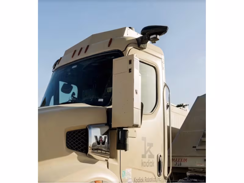 Stoneridge MirrorEye Enters Kodiak's Autonomous Trucks