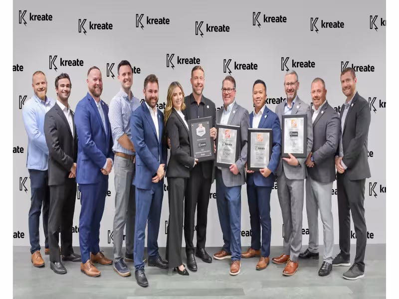 Kreate Wins Home Depot Partner of the Year Third Straight Time