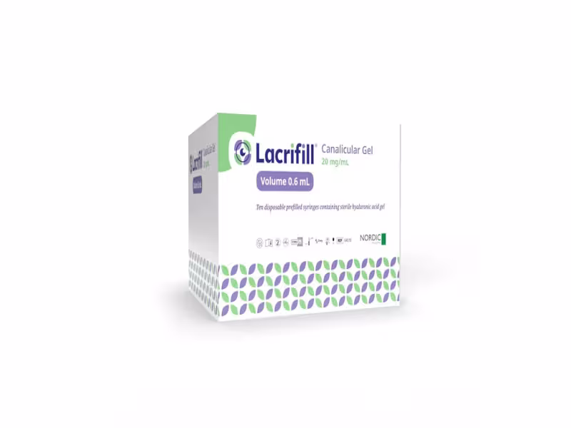 Nordic Pharma Reports 130,000 Patients Treated With LACRIFILL Gel