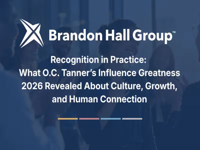 O.C. Tanner Culture Report Surveys 26,000 Staff in 23 Countries