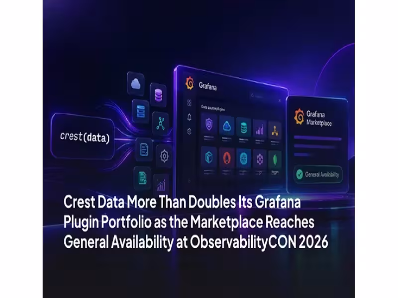 Crest Data Doubles Grafana Marketplace Portfolio to 25 Plugins