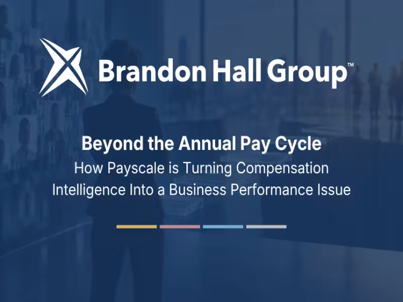 Payscale Pushes Compensation Intelligence Beyond the Annual Cycle