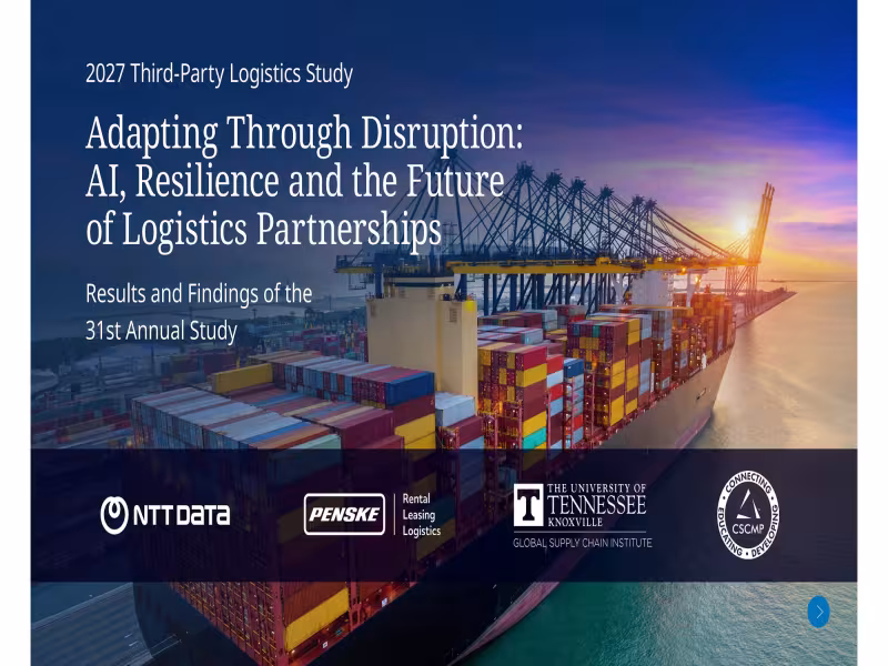 2027 3PL Study: Shippers Outpace 3PLs in AI Risk Planning, 66% vs 43%