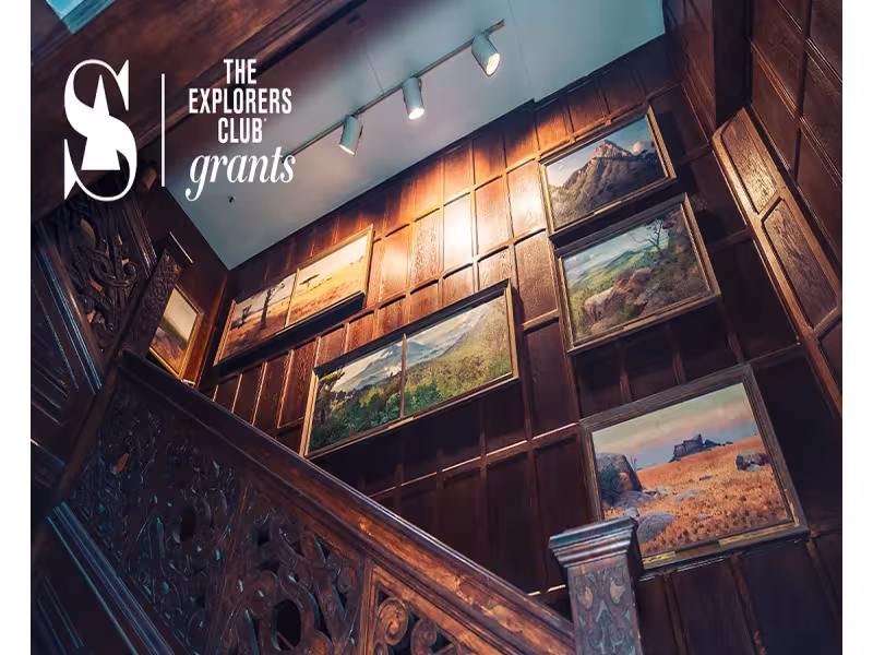 Society Awards, Explorers Club Launch Fine Arts Field Grant
